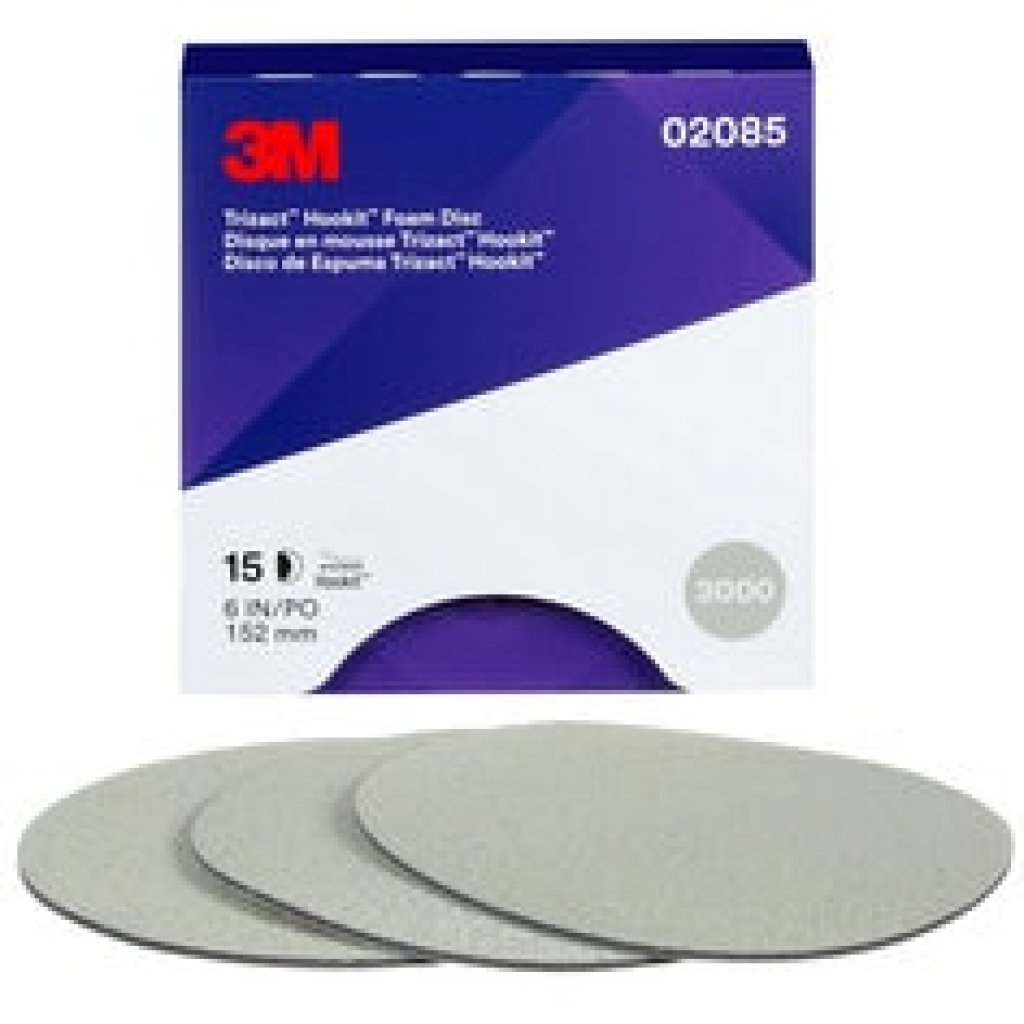 P3000 Disc 3M 02085 Trizact Abrasive Foam Disc P3000 Ø150 mm - ColorShop.cz