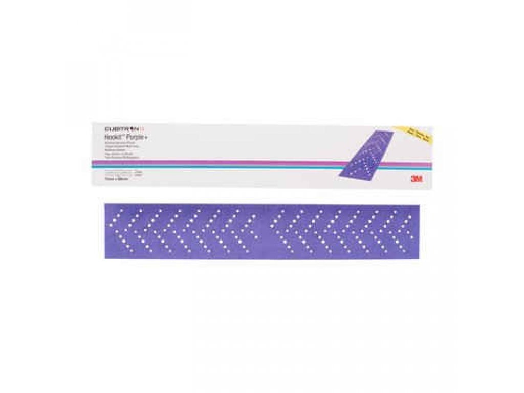 3M 30615 brusny papier hoblík P320, 70x396mm s.zip Cubitron II Hookit Purple+