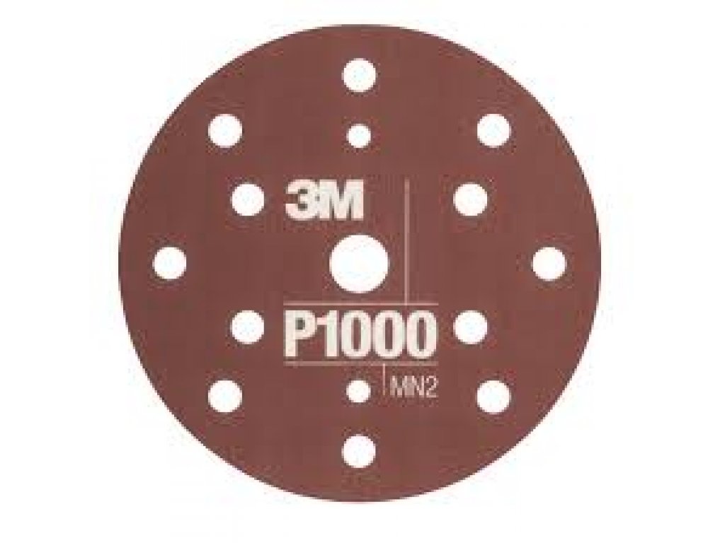 3M 34421 Flexible Abrasive Disc P1000 150mm 15 Holes Hookit