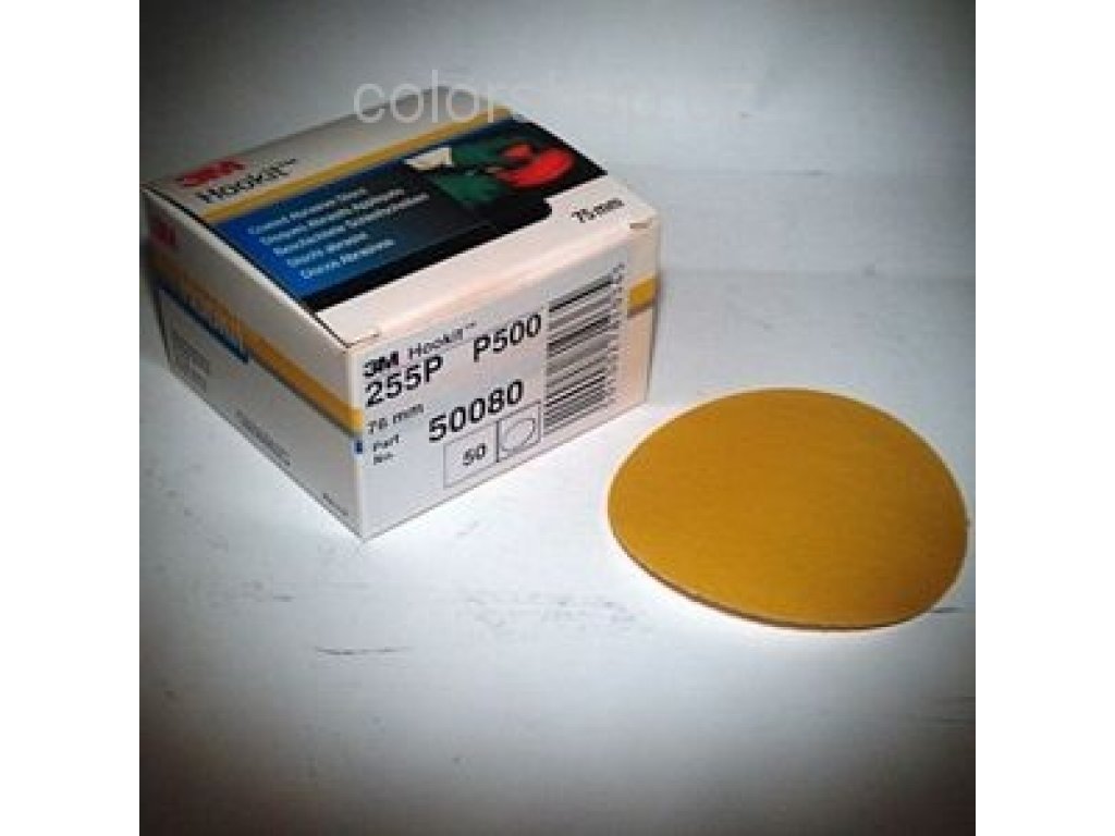 3M 50086 Hookit Sandpaper 75mm, Velcro, P180