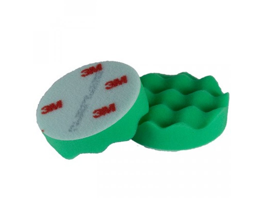 3M 50499 Perfect-it III grüner genoppter Schaumstoff-Polierpad 75 mm