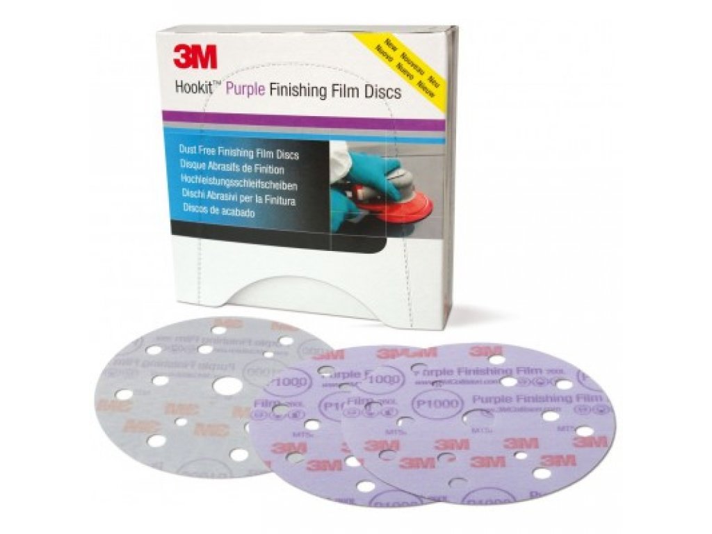 51158 3M 51158 Hookit 260L+ Finishing Film Discs 15 holes, P1200 - ColorShop.cz