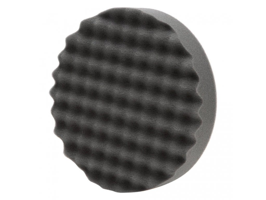 3M 5738 Tampone lucidante in schiuma nero ondulato 203 mm