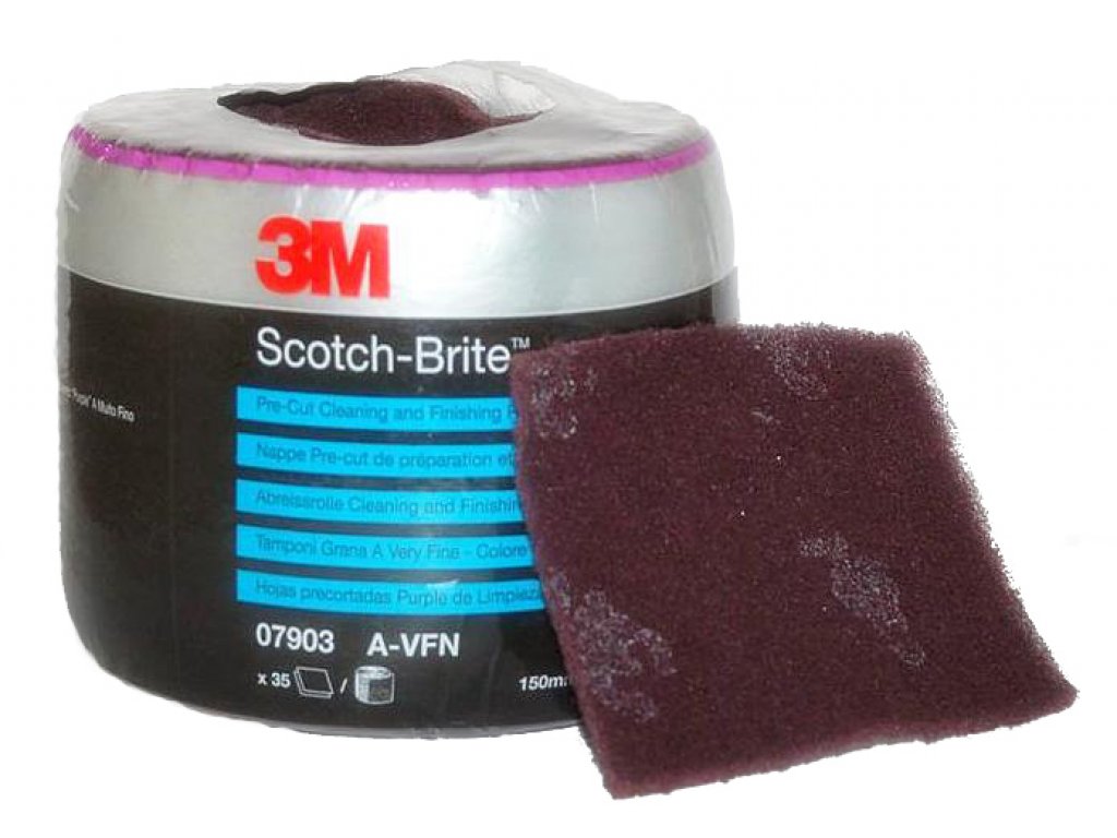 3M 7903 Scotch-Brite brusná rohož v roli fialova 115x150mm