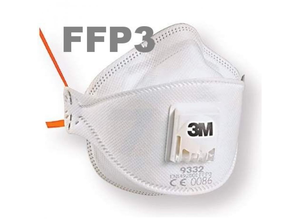 3M 9332+ Aura mask FFP3 with valve FFP3 - ColorShop.cz