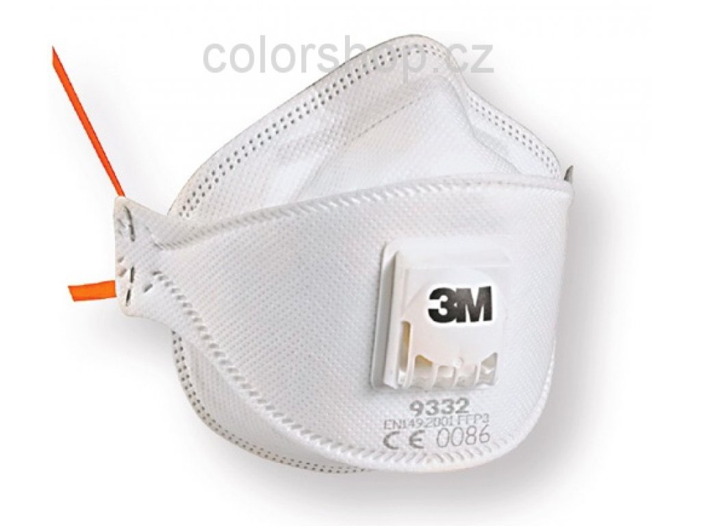 3M 9332+ Aura mask FFP3 with valve FFP3 - ColorShop.cz