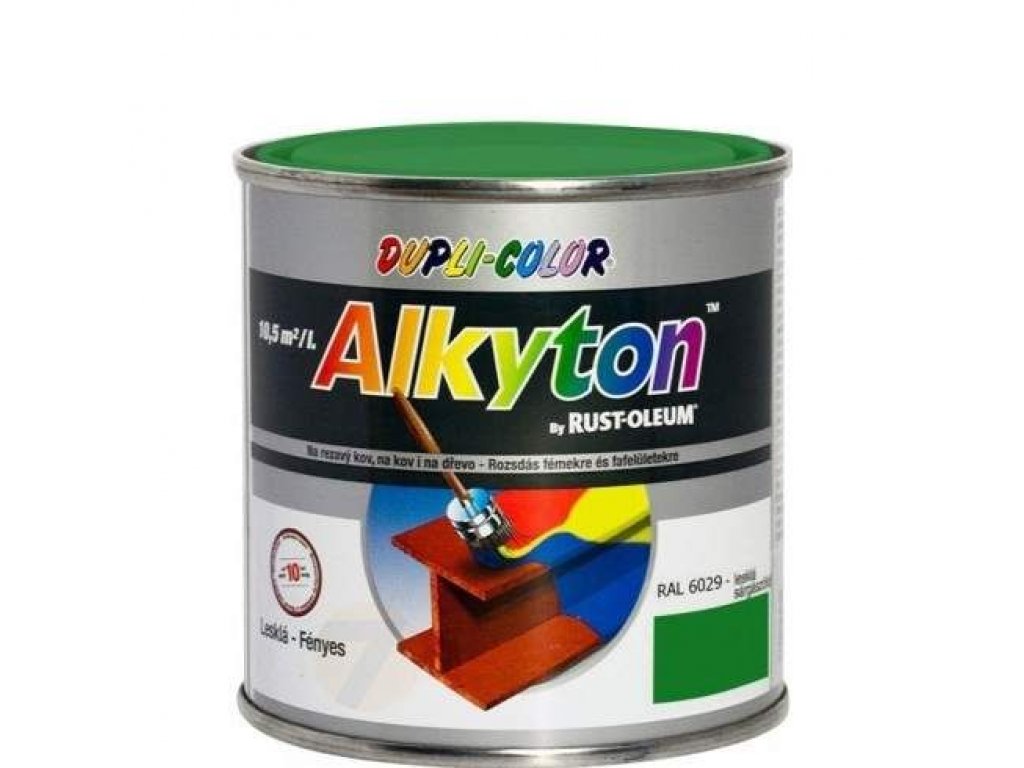 Alkyton Rust Protection Paint RAL 6029 mint green 750 ml
