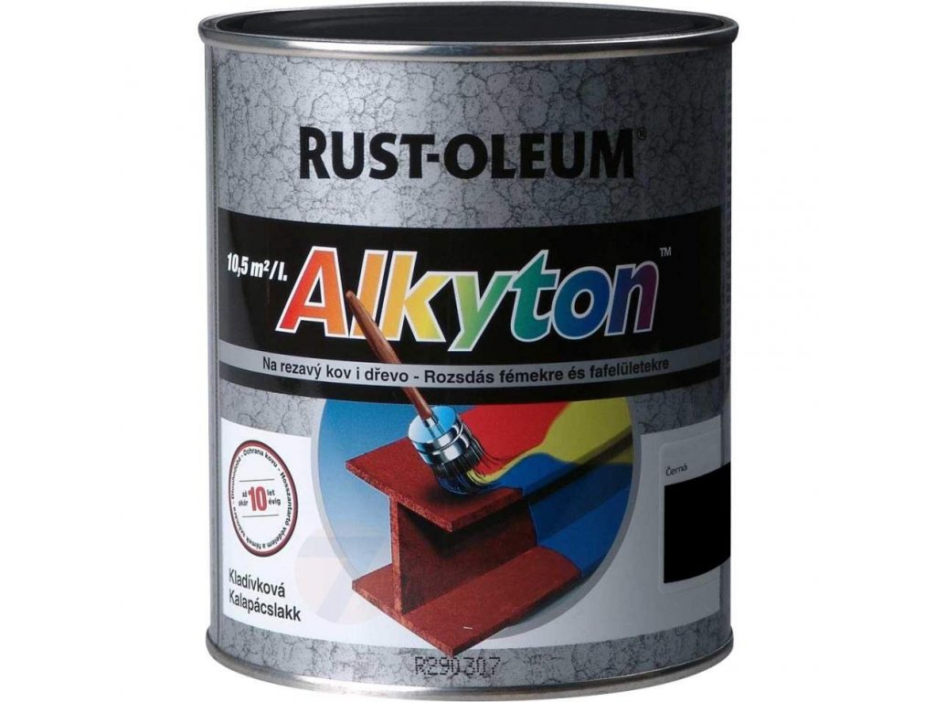 Alkyton kladivková antikorózna farba čierna 5 L