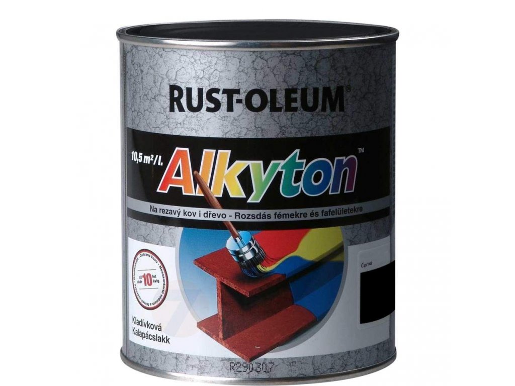 Alkyton kladívková antikorozní barva hnědá 750ml