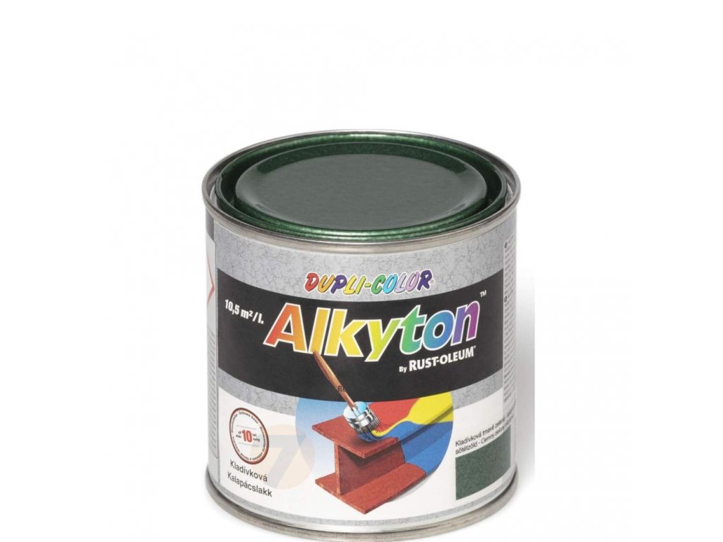 Alkyton kladívková antikorozní barva zelená 250ml