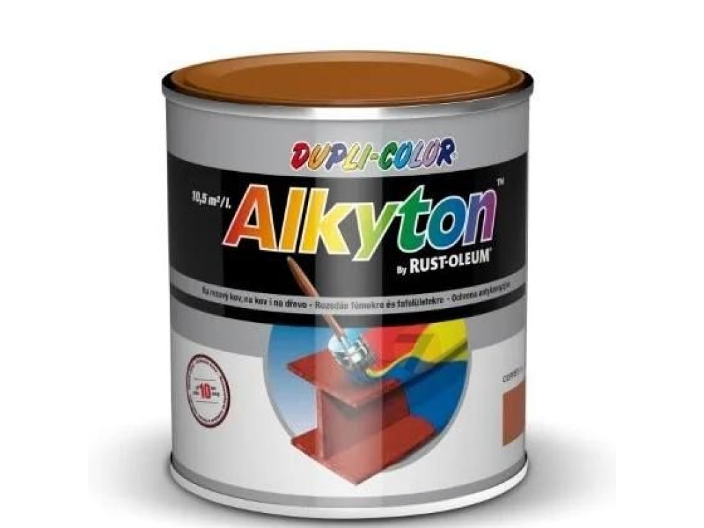 Alkyton copper glossy anti-corrosion paint 0.75 L 
