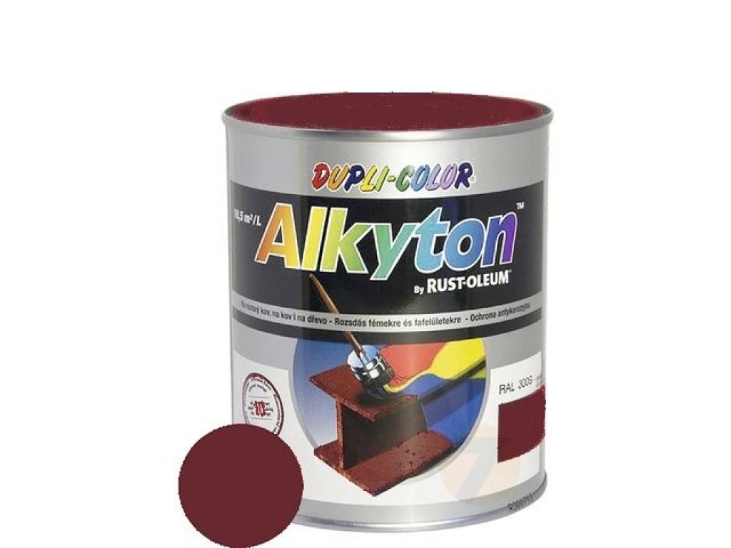 Alkyton RAL 3005 anticorrosión color rojo burdeos 5 L