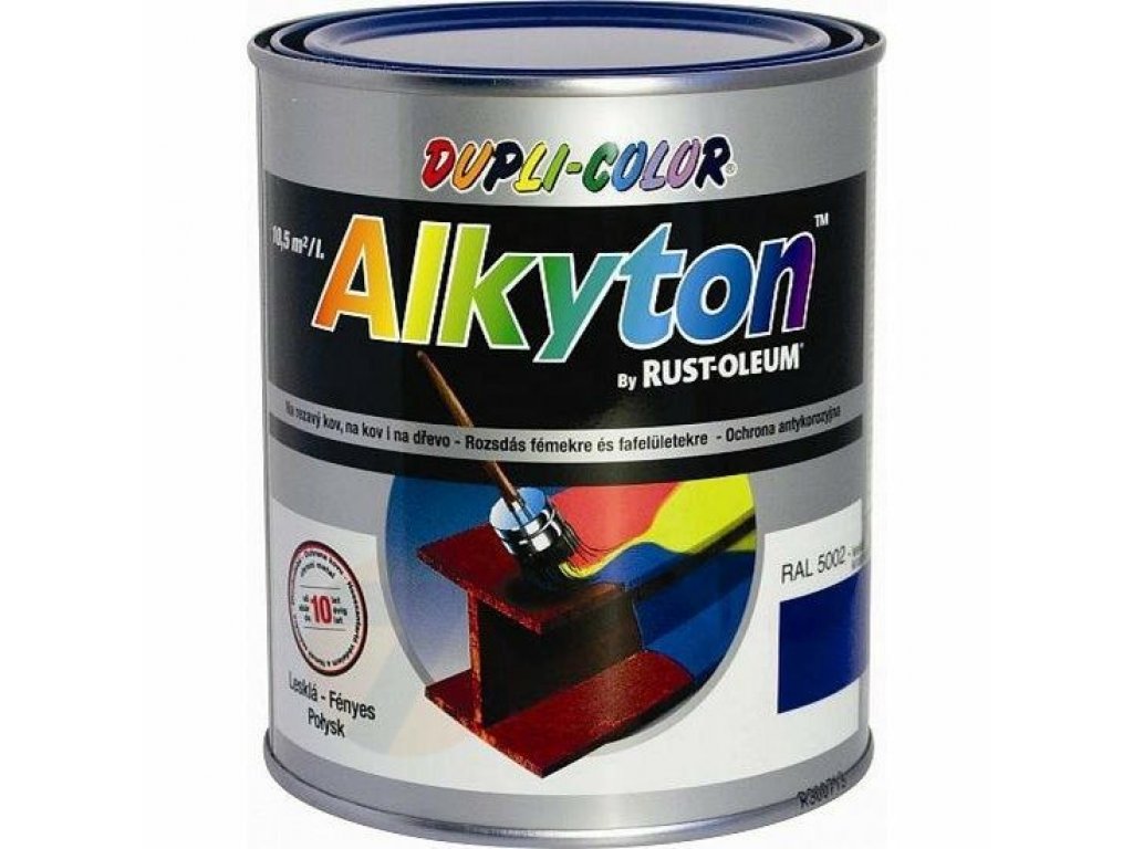 Alkyton RAL 5002 ultramarine blue anticorrosion paint 5 L