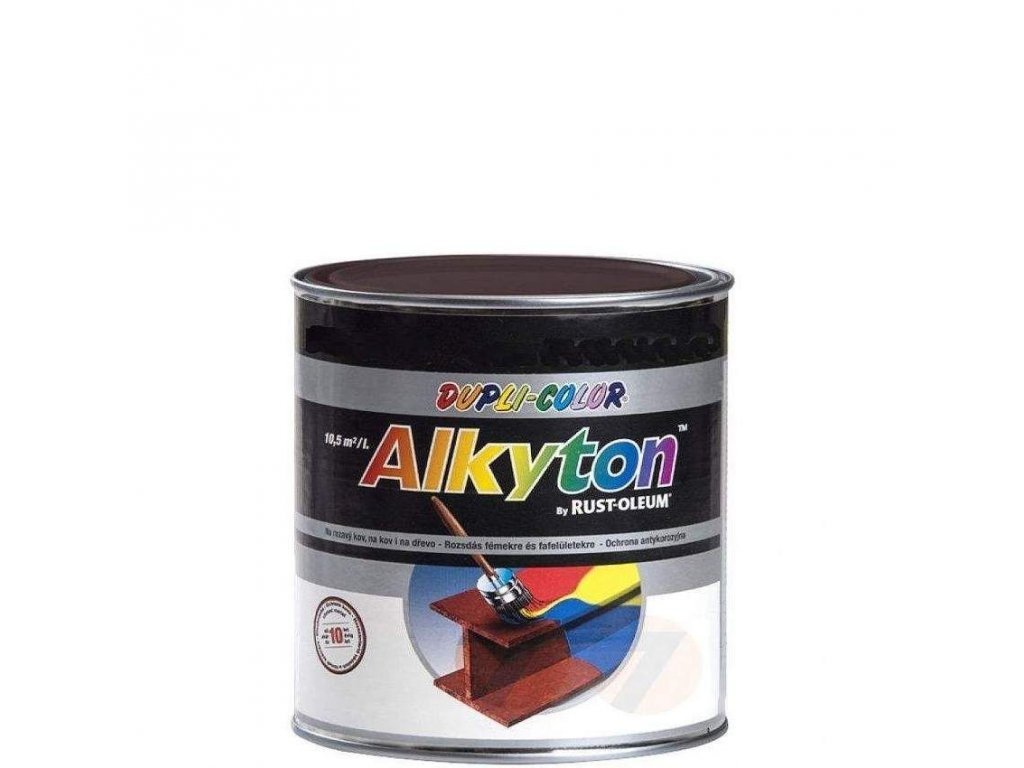 Alkyton RAL 9005 matt black Rust Protection Paint  250 ml