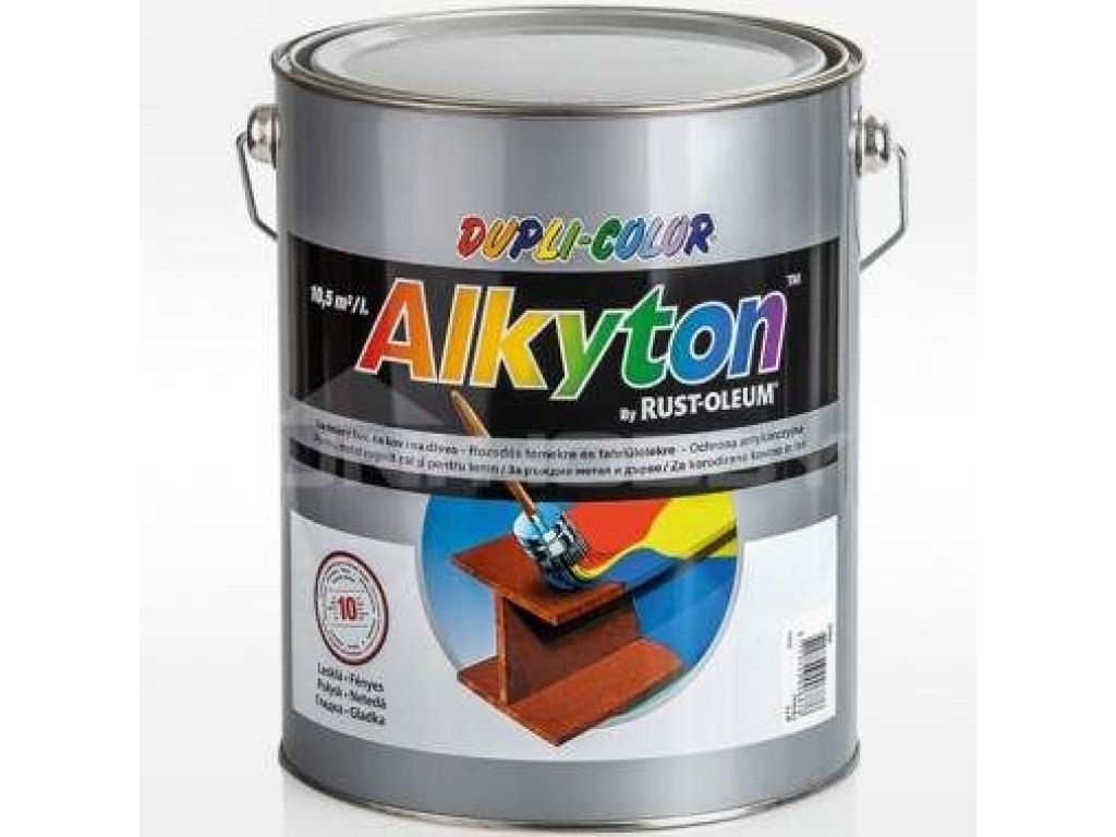 Alkyton RAL 9006 anti-corrosion silver glossy color 5 L