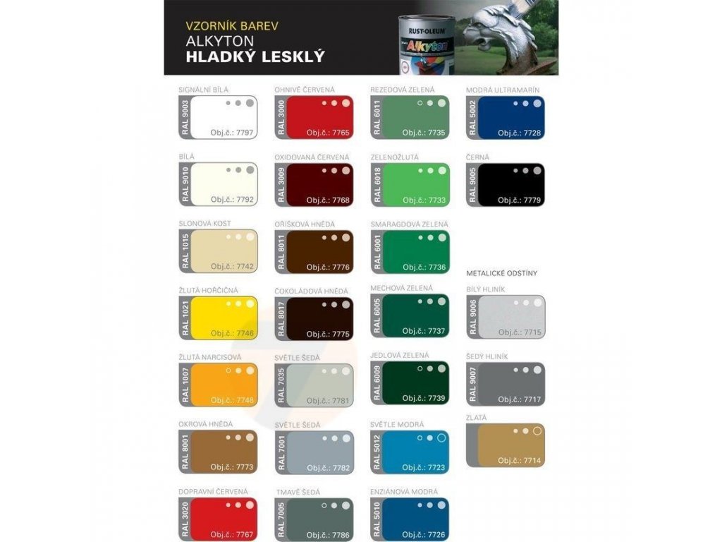 Alkyton RAL 9006 anti-corrosion silver glossy color 5 L