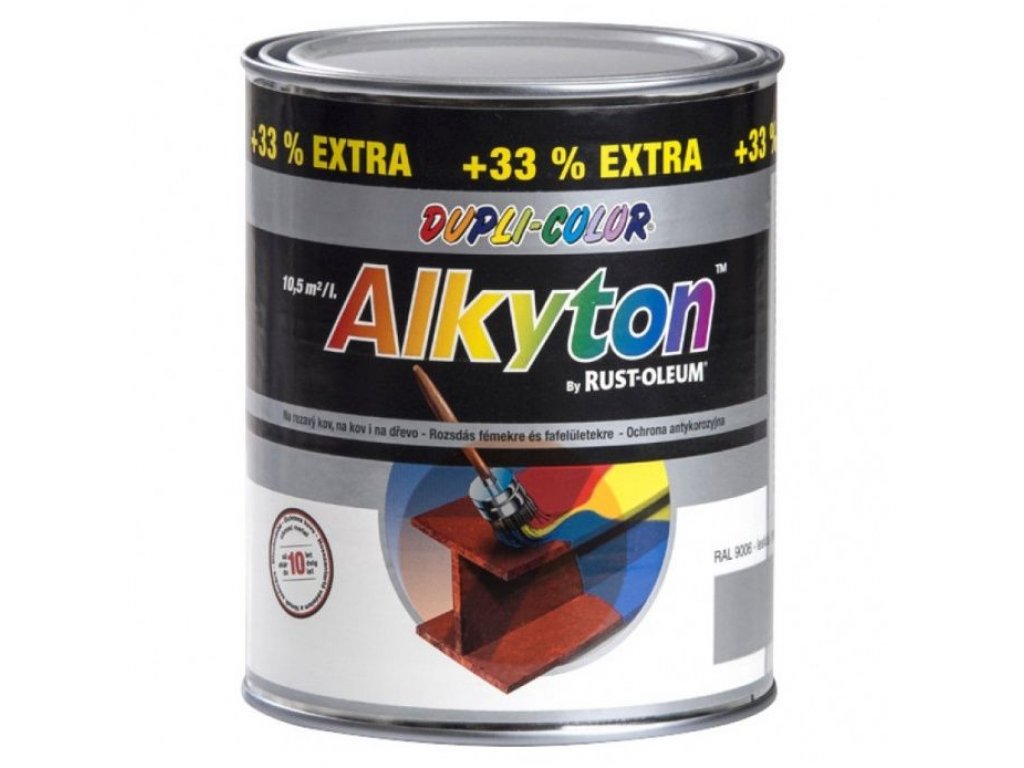 Alkyton RAL 9006 hliník biely 1 L