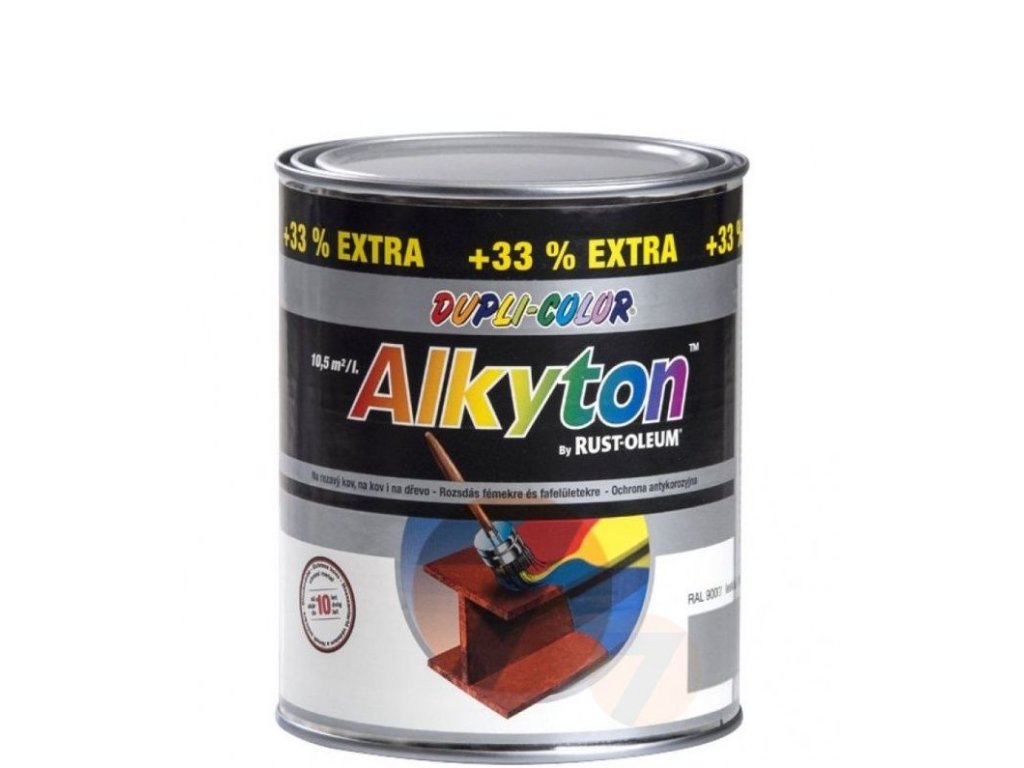 Alkyton RAL 9007 šedý hliník antikorozní barva 2,5 L