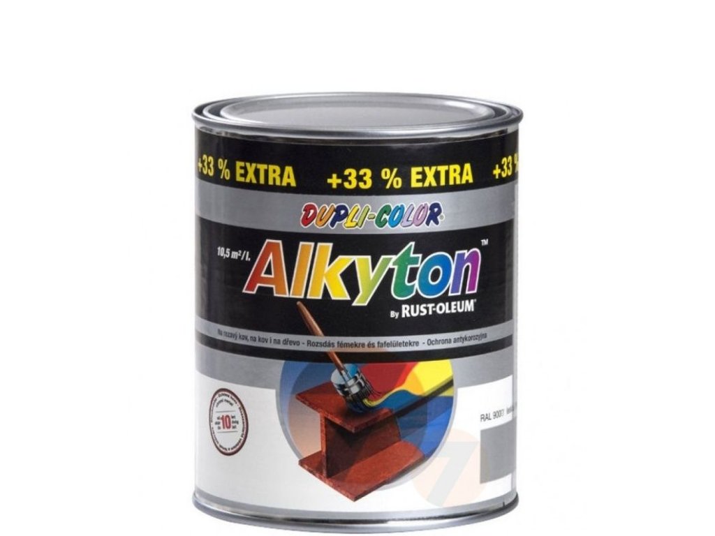 Alkyton Pintura anticorrosiva RAL 9007 plata 5 L