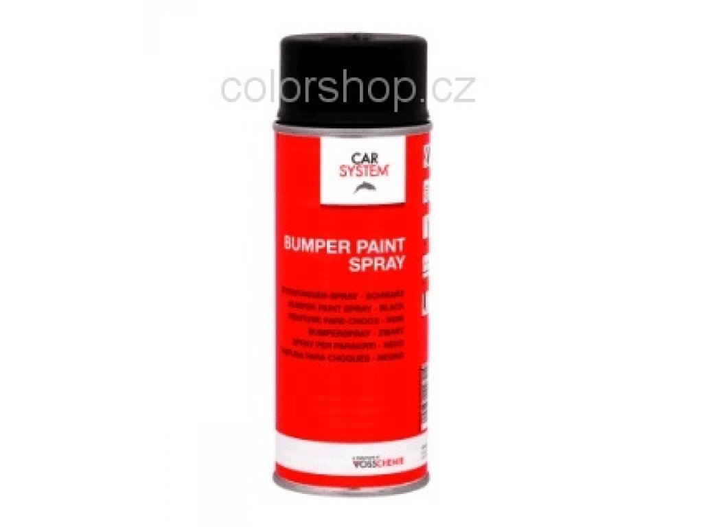 CS Black Bumper Paint for Plastic, Spray 400 ml - ColorShop.cz