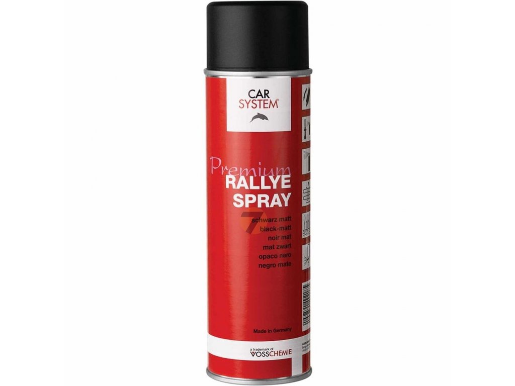 CarSystem Rallye Spray Premium čierny matný 500 ml