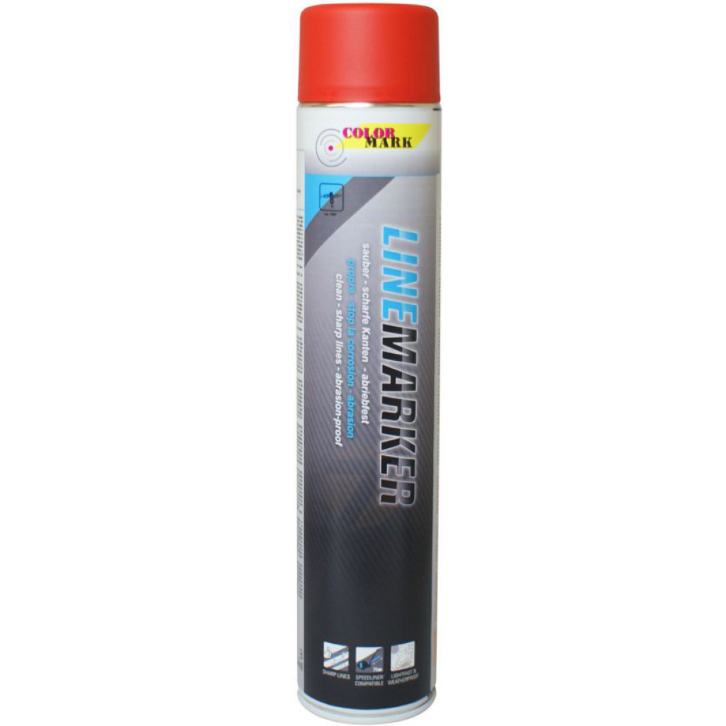 ColorMark LineMarker spray de marquage de lignes rouge 750ml