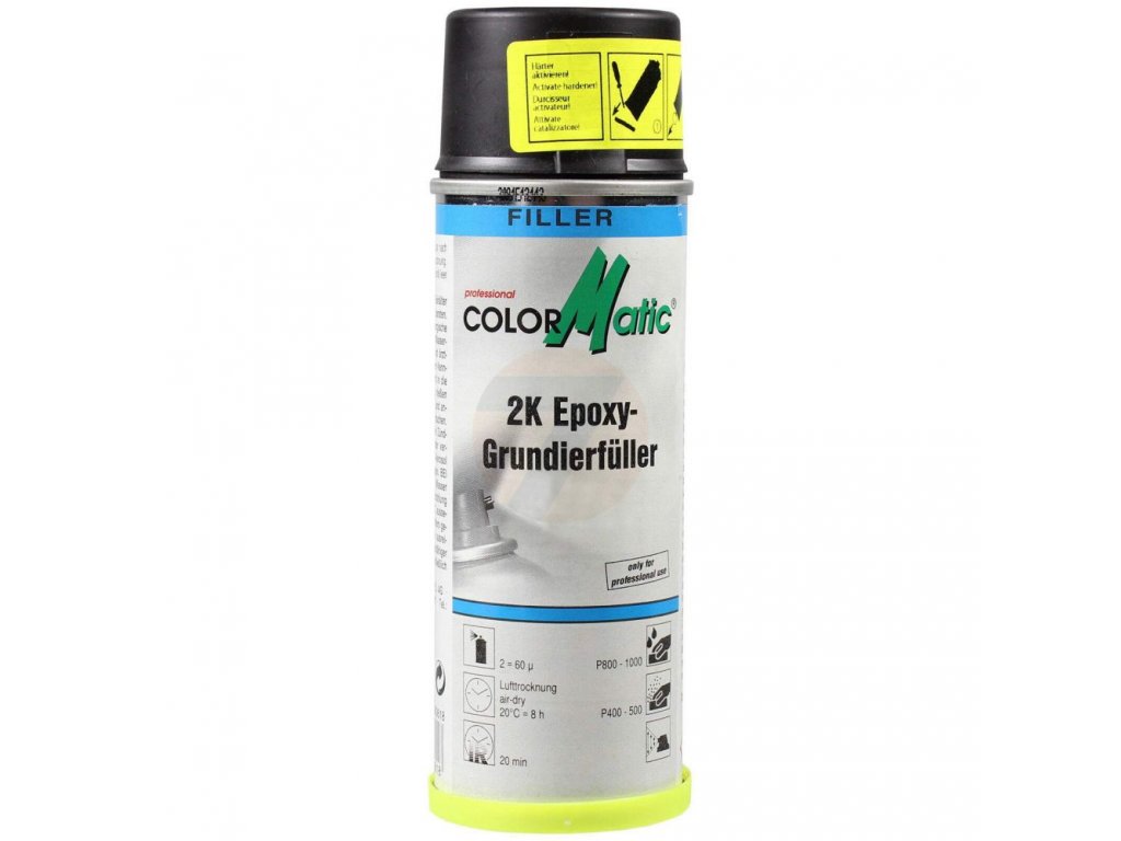 ColorMatic 2K Epoxy Primer černý dvousložkový základní nátěr ve spreji ...
