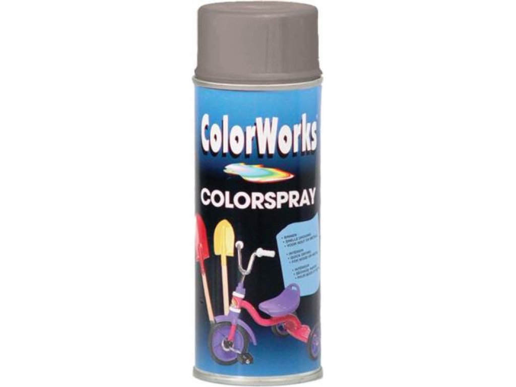 ColorWorks RAL 7001, šedá sprej 400ml