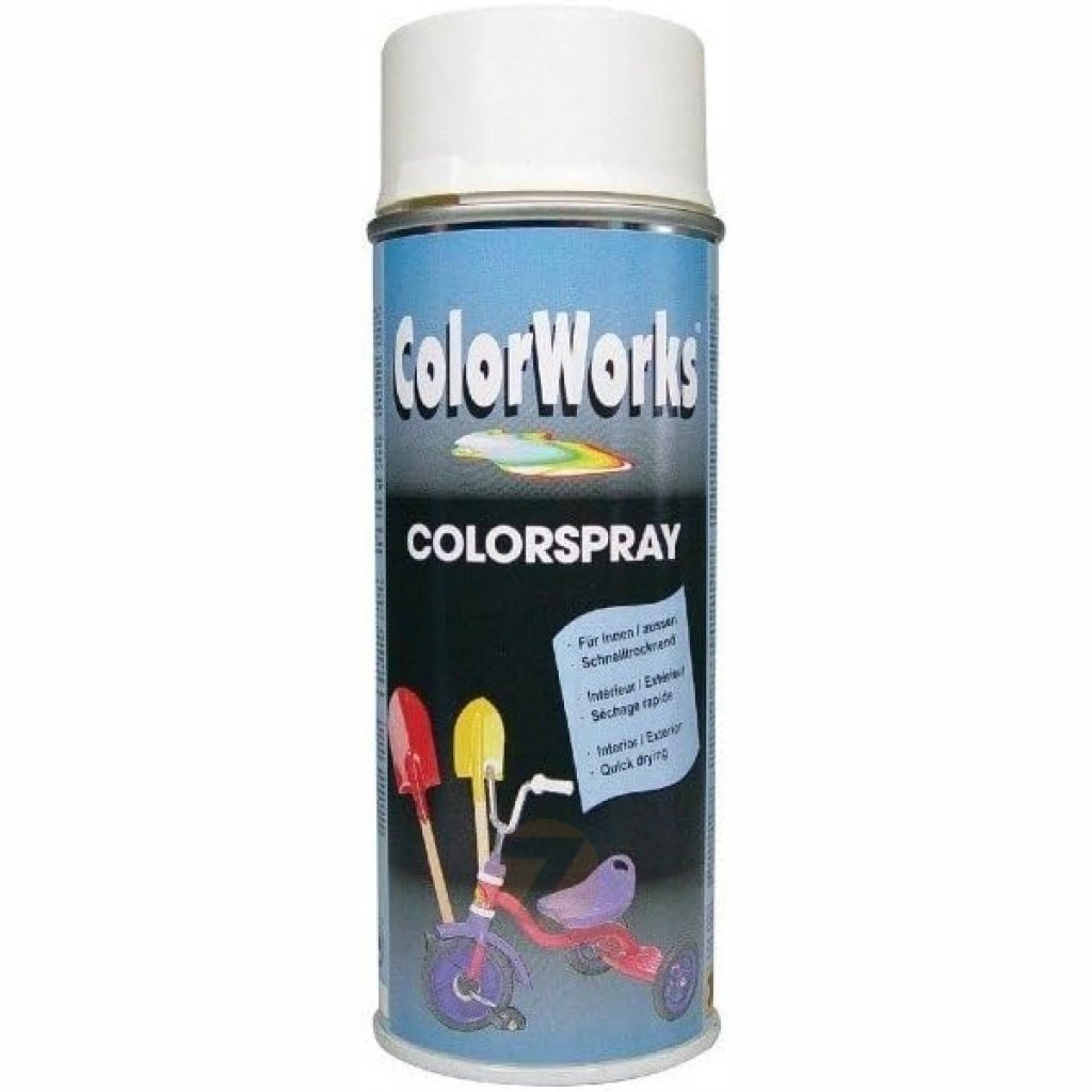ColorWorks RAL 9010 bílá matná barva ve spreji 400ml
