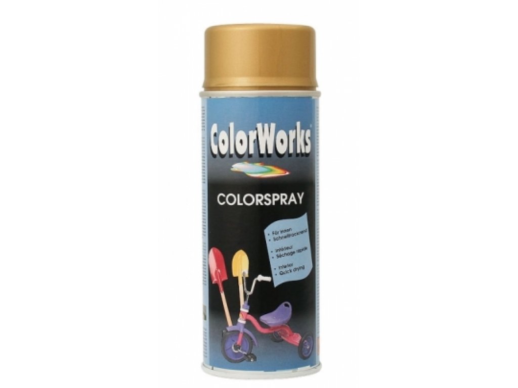 ColorWorks zlatá barva Spray 150ml