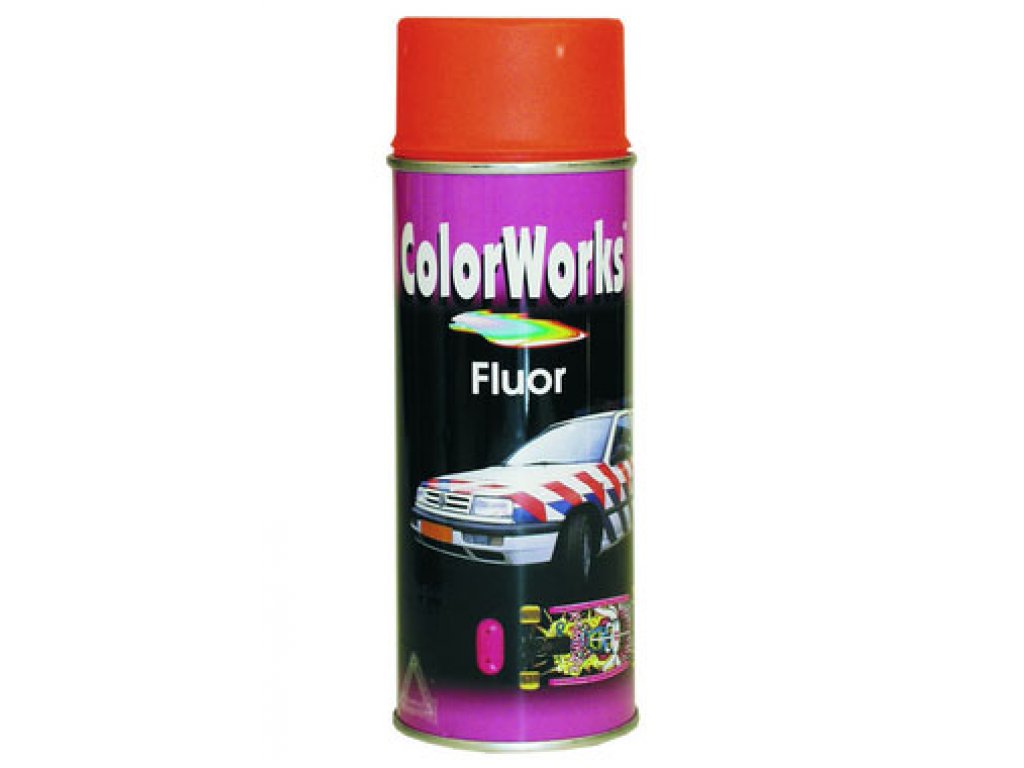 ColowWorks Fluor Signální červená Spray 400ml