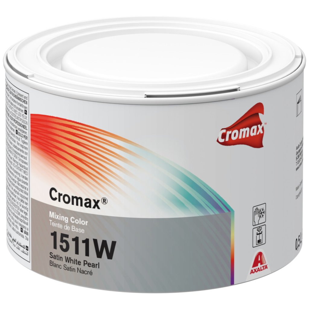 Cromax 1511W Colore di Miscelazione Bianco Satinato Perla 0,5L