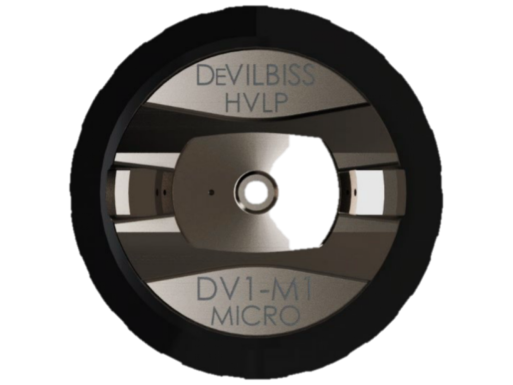 DeVilbiss DV1S HVLP+ Kit MiniSprayGun S1, taza plástica 0,125 L
