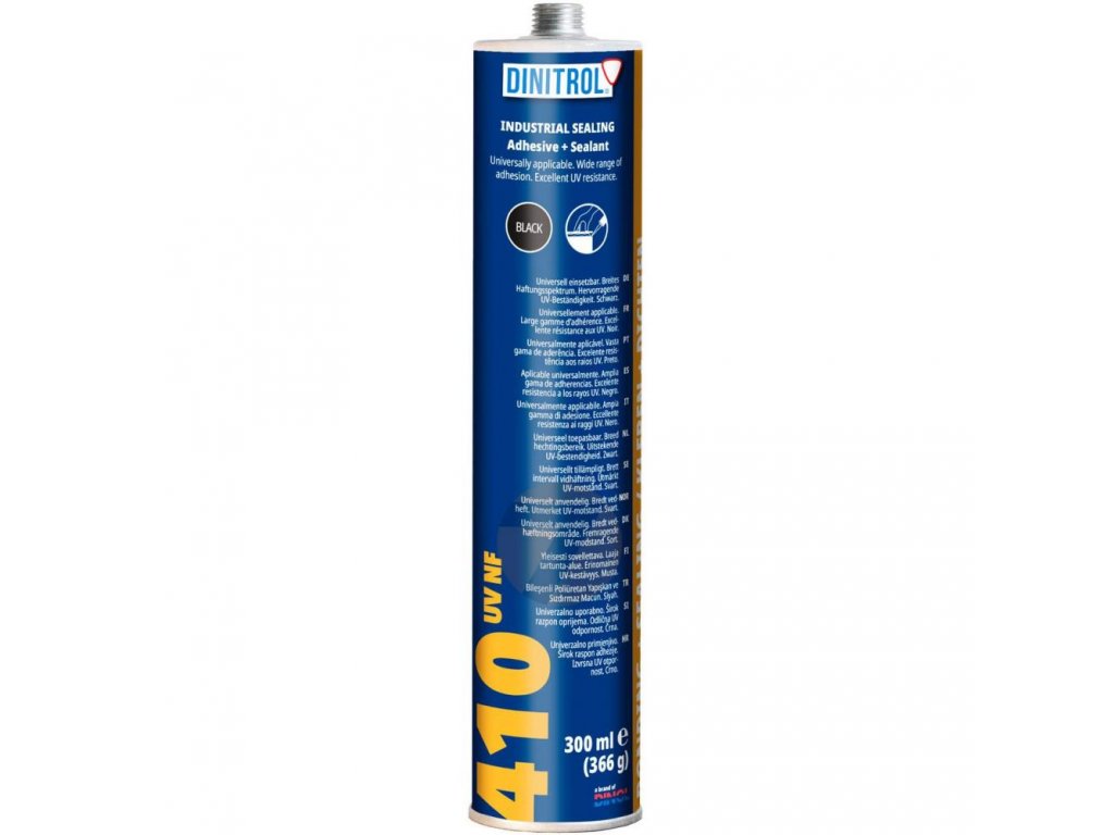 Dinitrol 410 UV 1K Polyurethan Klebe- und Dichtungsmasse schwarz 300 ml