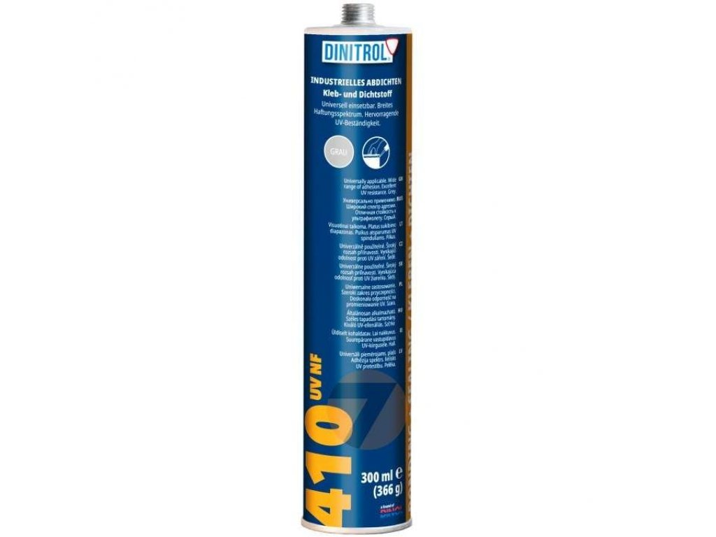 Dinitrol 410 UV NF karosářský lepící a těsnící tmel šedý 300 ml