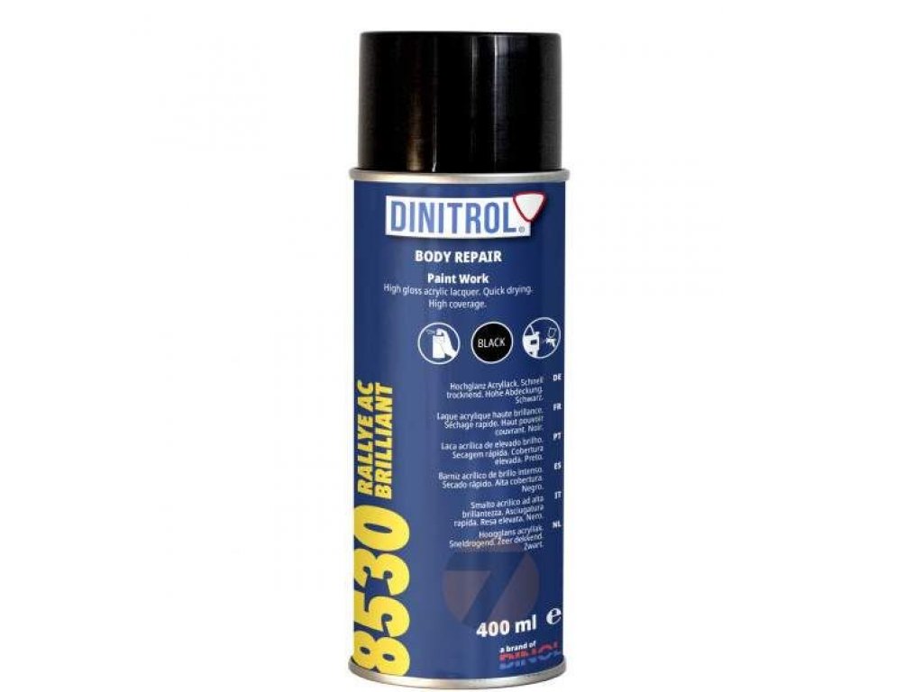 DINITROL 8530 čierny lesklý Spray 400ml