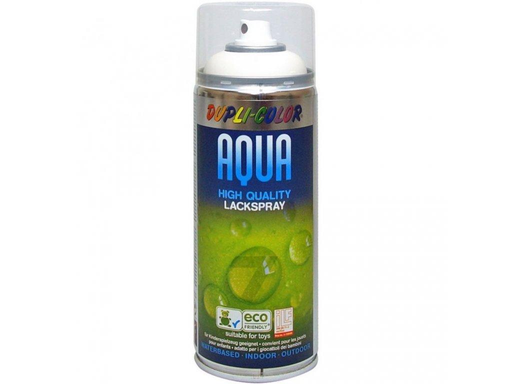 Dupli Color Aqua RAL 9010 biała matowa farba w sprayu 350 ml