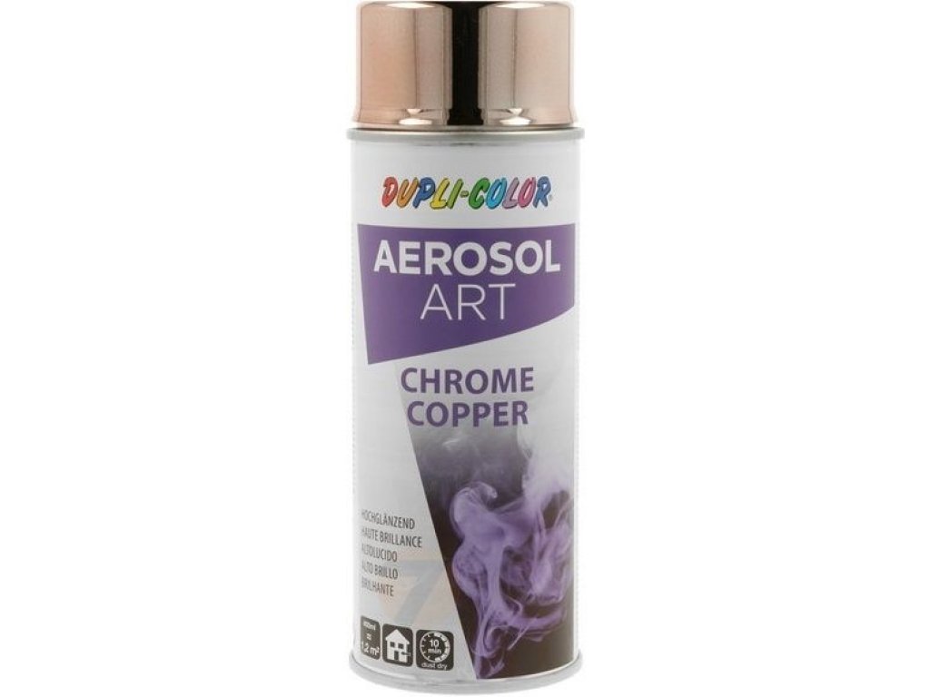 Dupli Color ART CHROME Copper lesklá barva ve spreji 400 ml