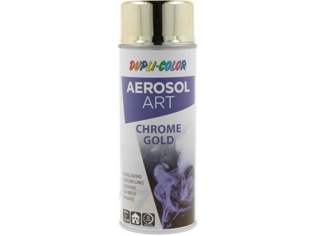 Dupli Color ART CHROME Gold glossy spray paint 400 ml
