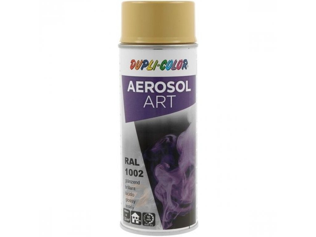 Dupli Color ART RAL 1002 pintura en aerosol brillante Amarillo arena 400 ml