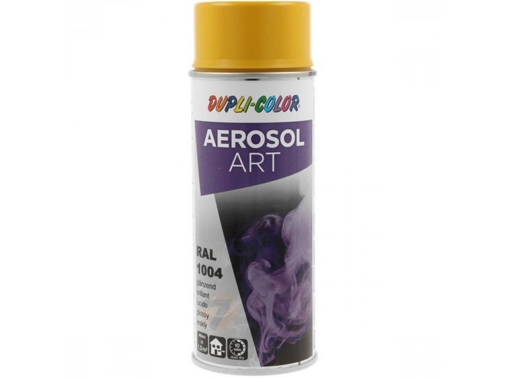 Dupli Color ART RAL 1004 pintura en aerosol brillante Amarillo oro 400 ml