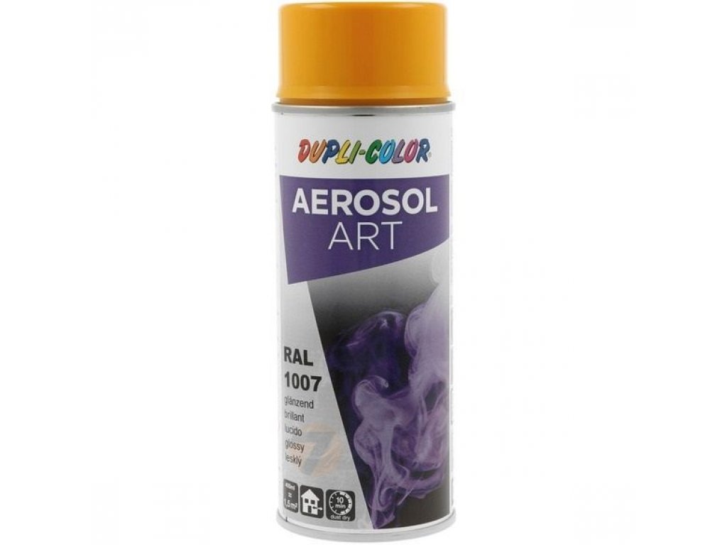 Dupli Color ART RAL 1007 peinture aérosol brillante Jaune narcisse 400 ml