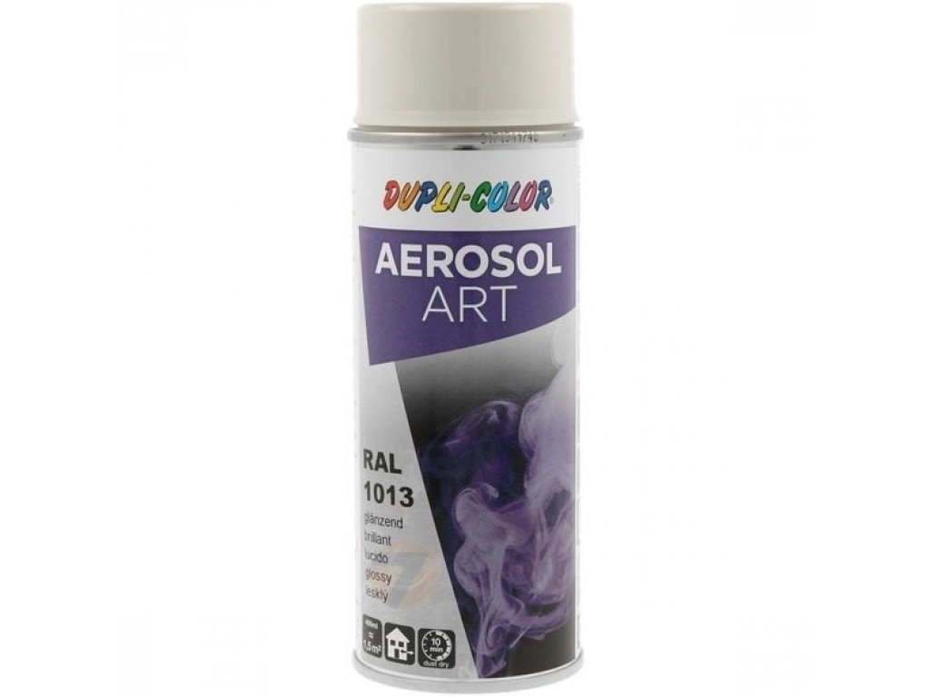 Dupli Color ART RAL 1013 pintura en aerosol brillante Blanco perla 400 ml
