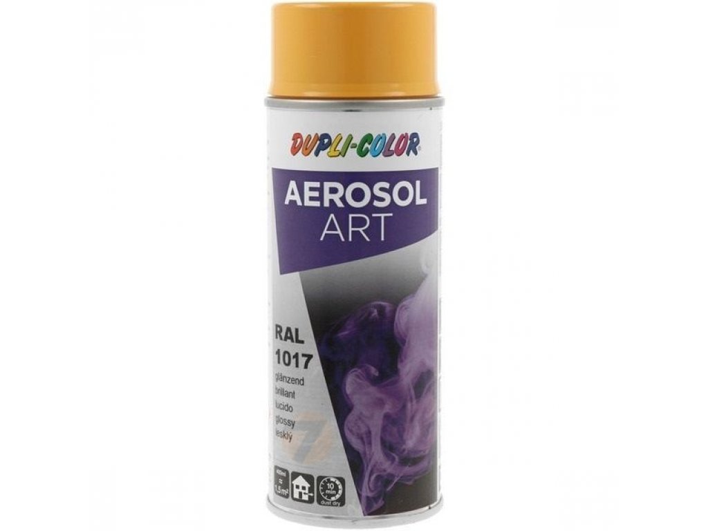 Dupli Color ART RAL 1017 pintura en aerosol brillante Amarillo azafrán 400 ml