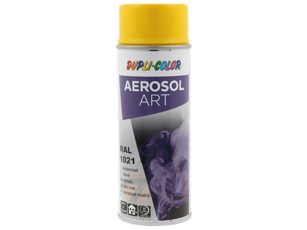 Dupli Color ART RAL 1021 pintura en aerosol brillante amarillo colza 400 ml