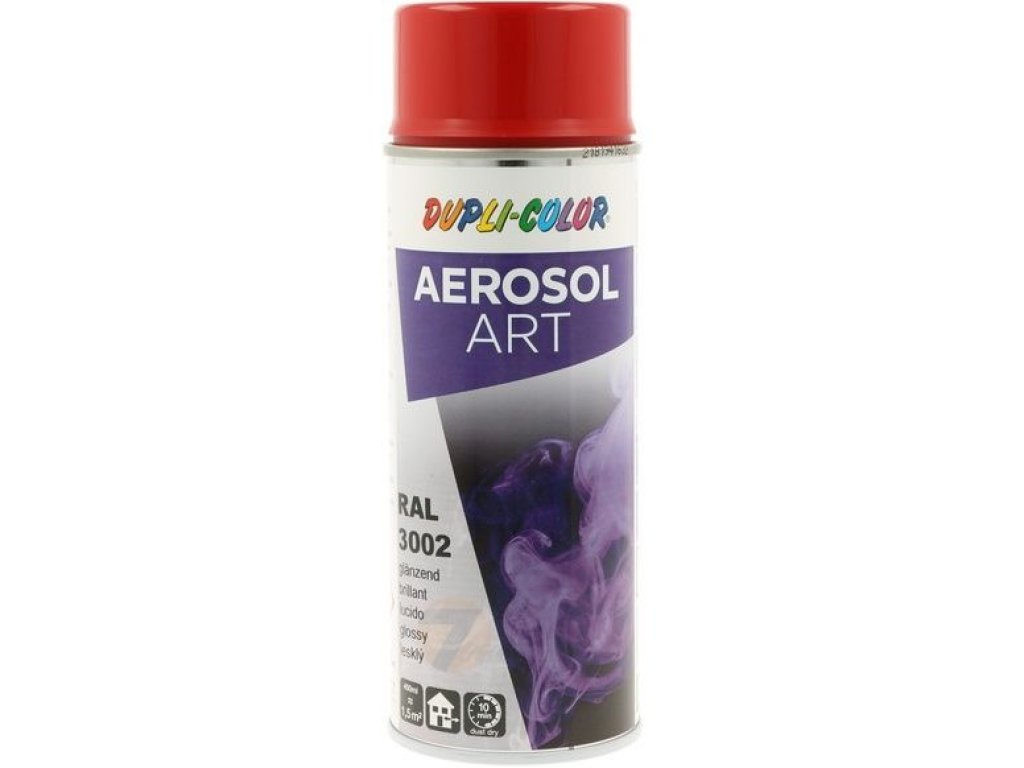 Dupli Color ART RAL 3002 pintura en aerosol brillante rojo carmín 400 ml