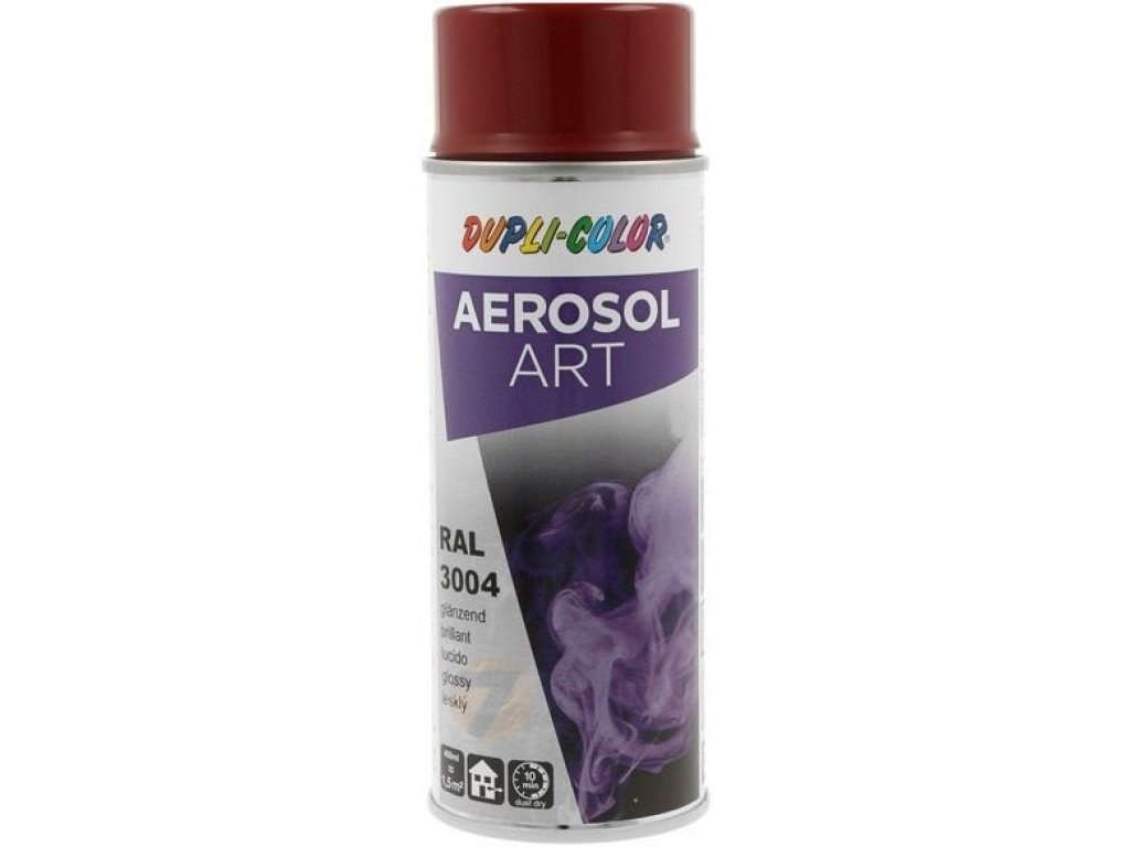 Dupli Color ART RAL 3004 purpurowa czerwona błyszcząca farba w sprayu 400 ml