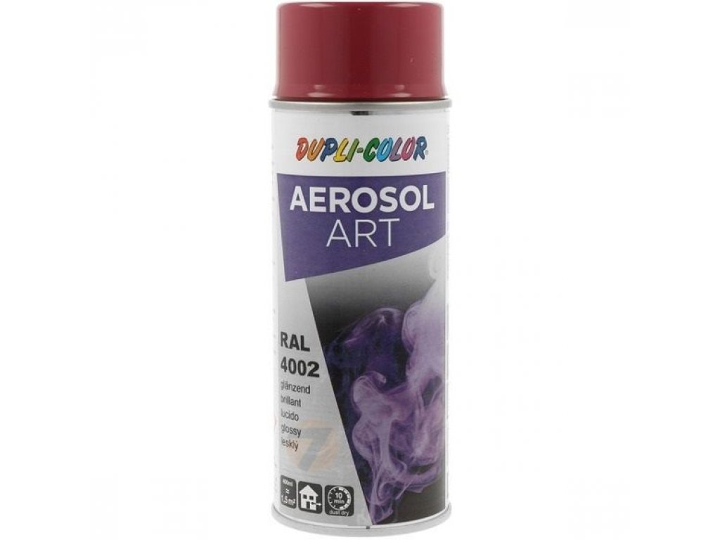 Dupli Color ART RAL 4002 fioletowa czerwona błyszcząca farba w sprayu 400 ml