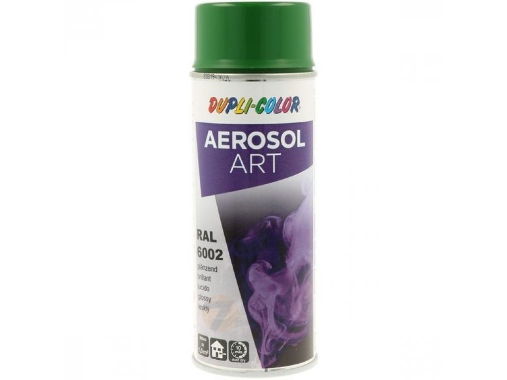 Dupli Color ART RAL 6002 pintura en aerosol brillante Verde hoja 400 ml