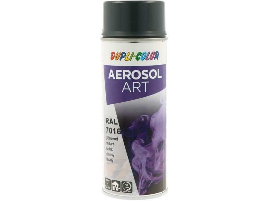 Dupli Color Aerosol ART RAL 7016 Pintura en aerosol Gris antracita brillante 400 ml